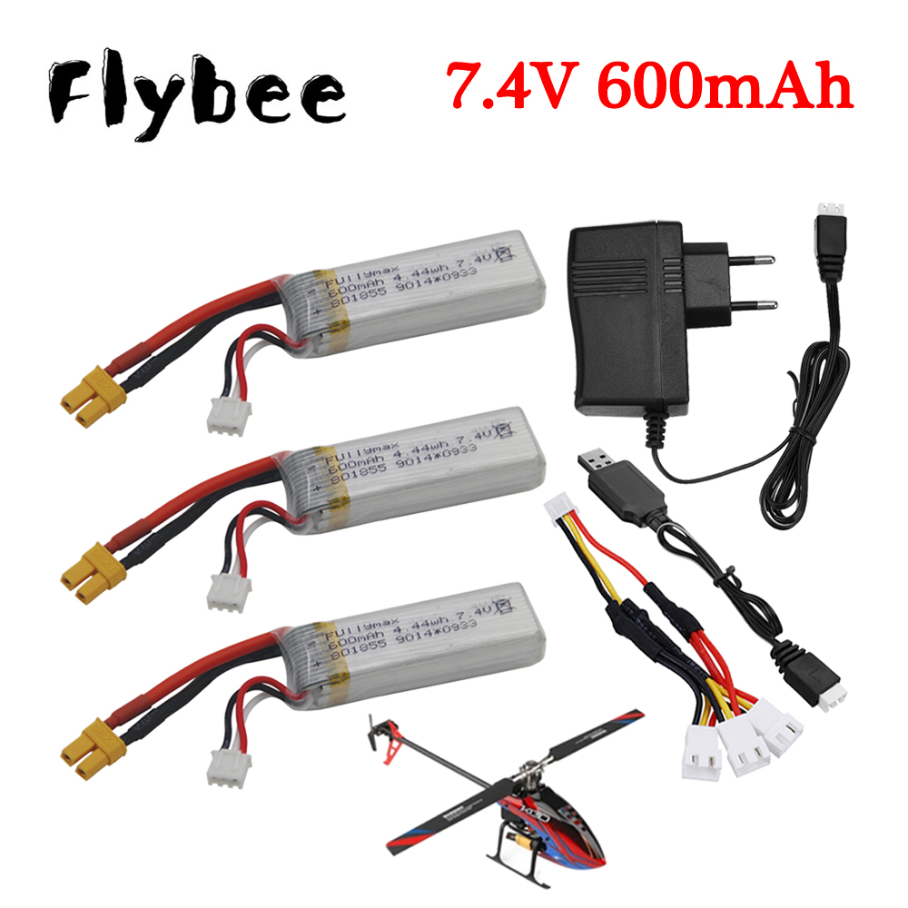 Drone Charger - Batteria Lipo da 7,4 V 600