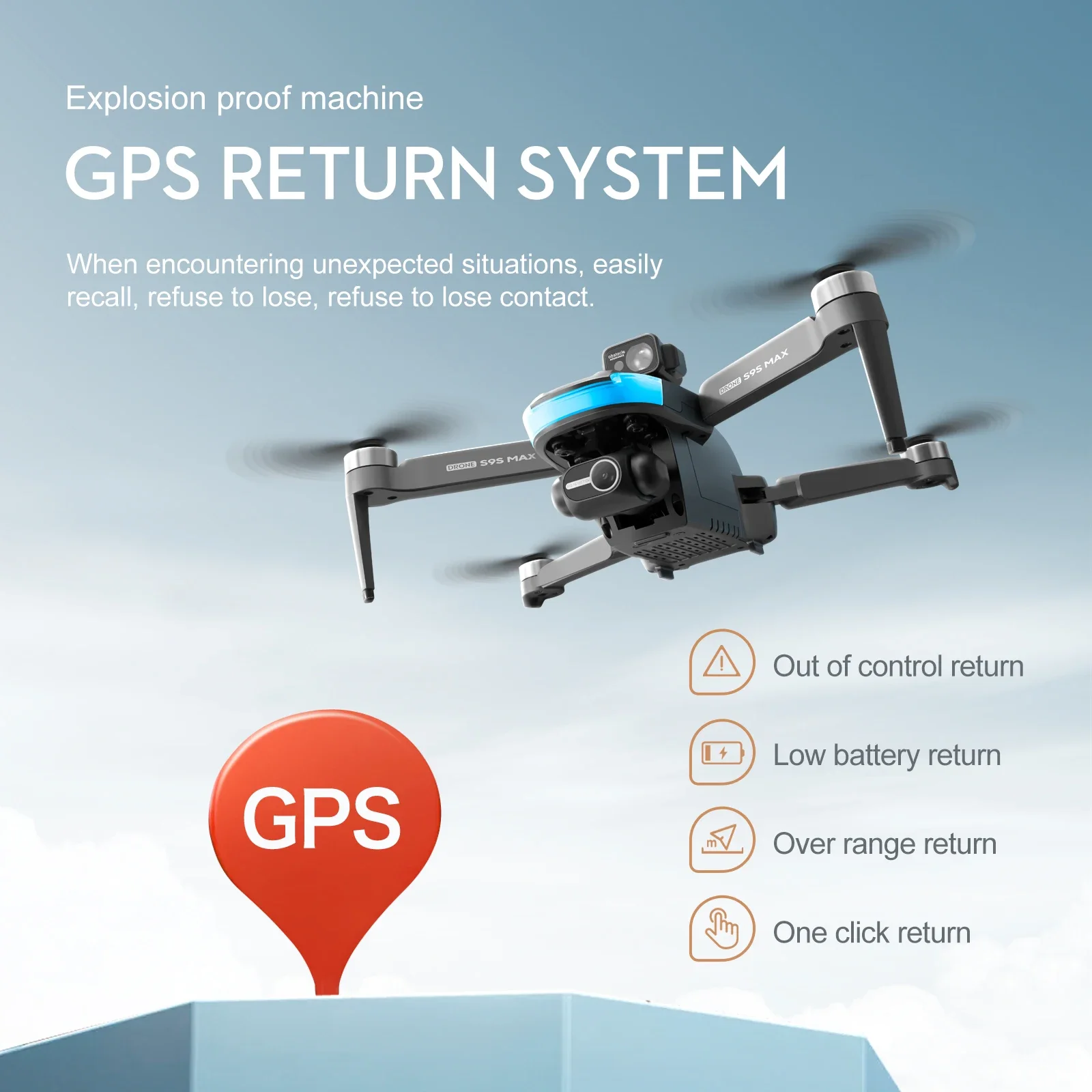 NUOVO S9S MAX MINI Drone 4K 2  - Drone Gps Module recensione e prezzo